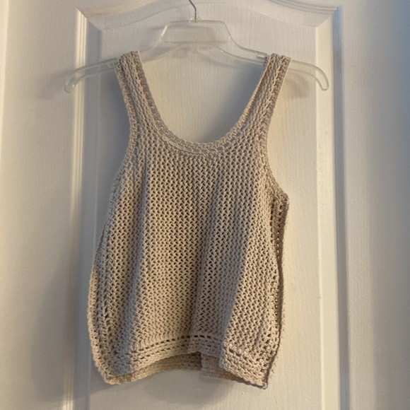Slightly Cropped Crochet Tank - Picture 5 of 6